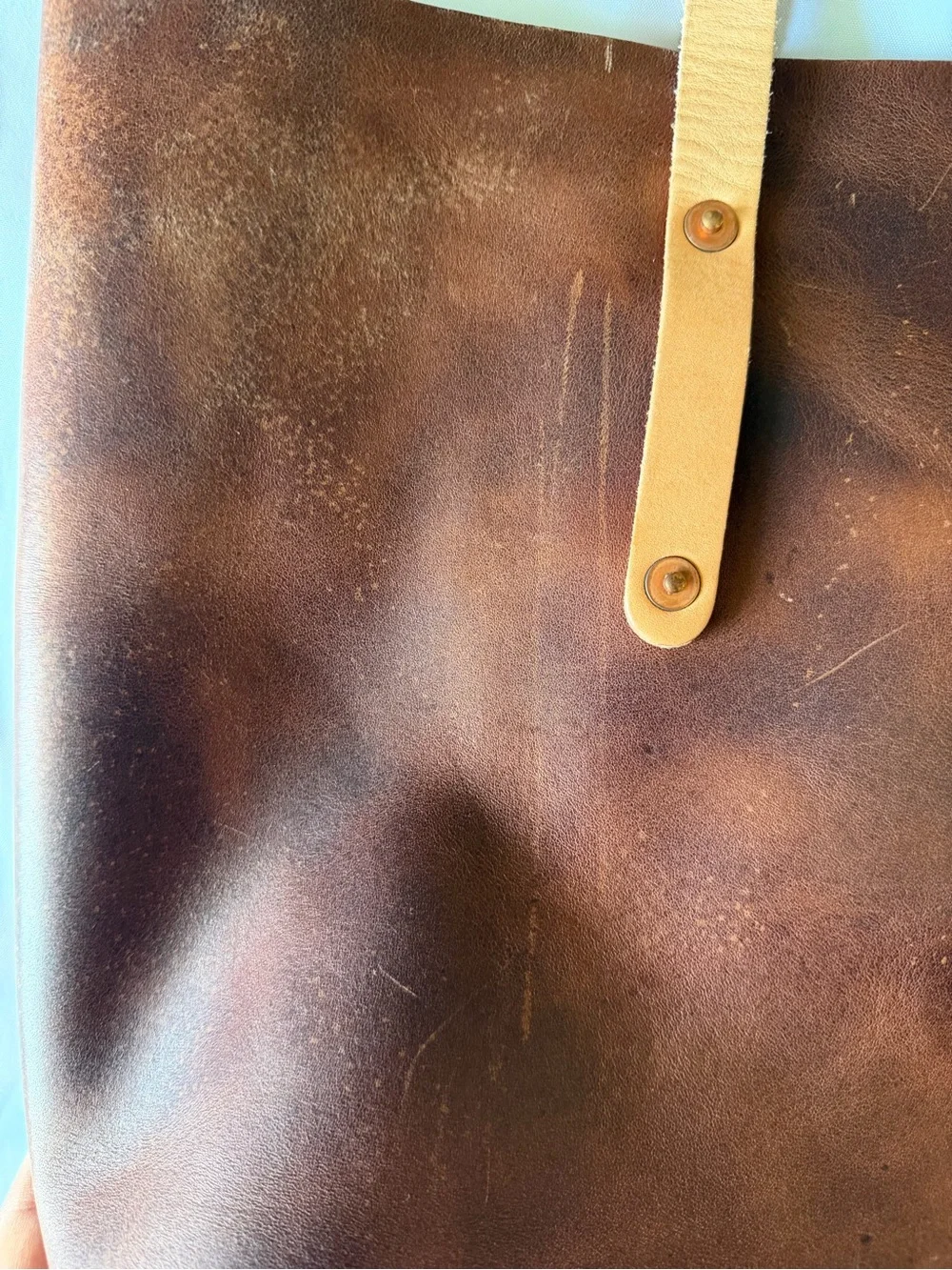 Go Forth Goods Large Avery tote in Rustic Pecan - Picture 6 of 14